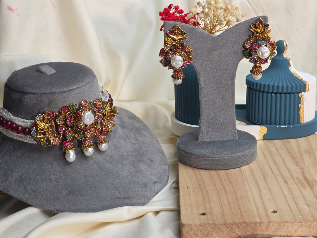 Turkish Choker Set RED