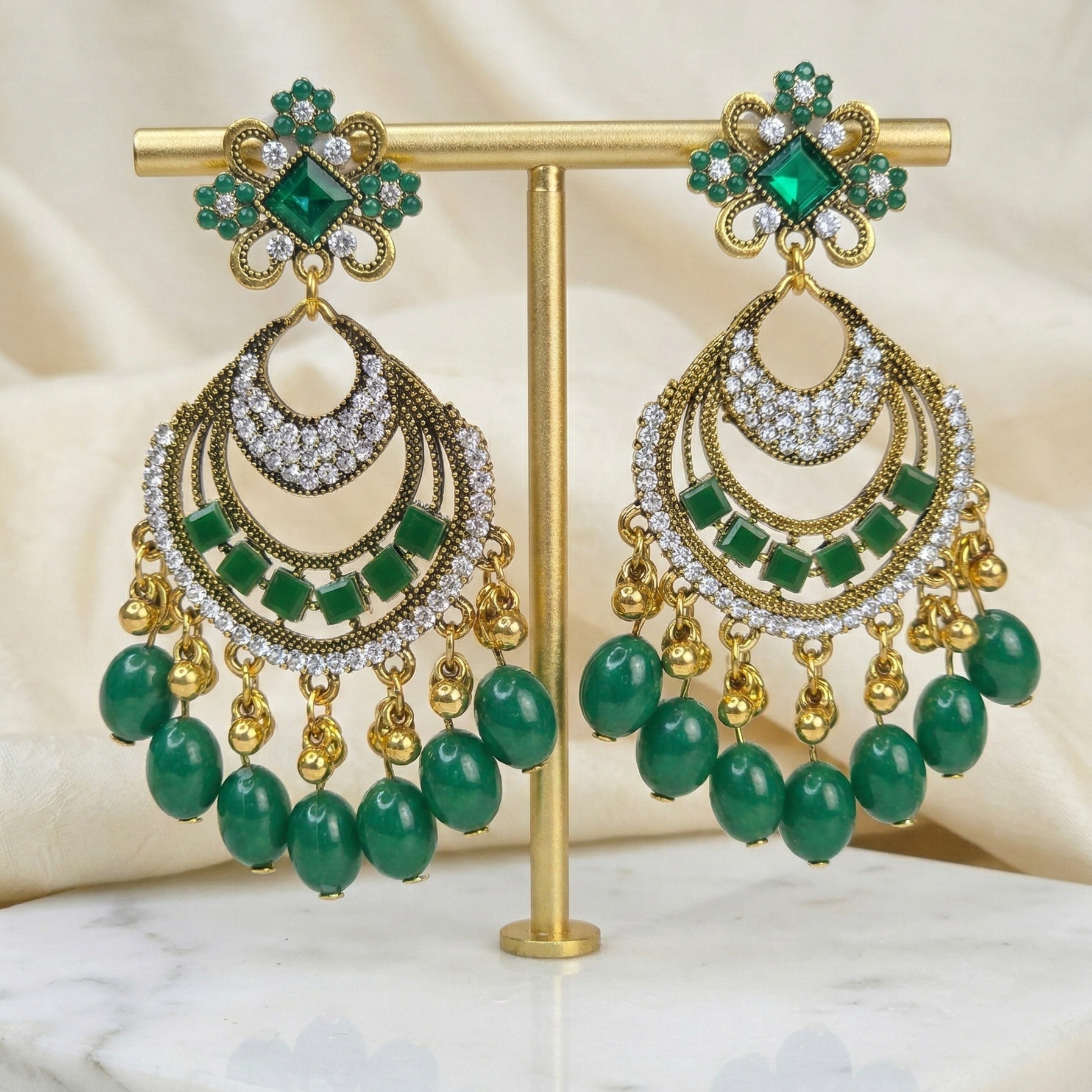 Chandbali Drop Earrings 002