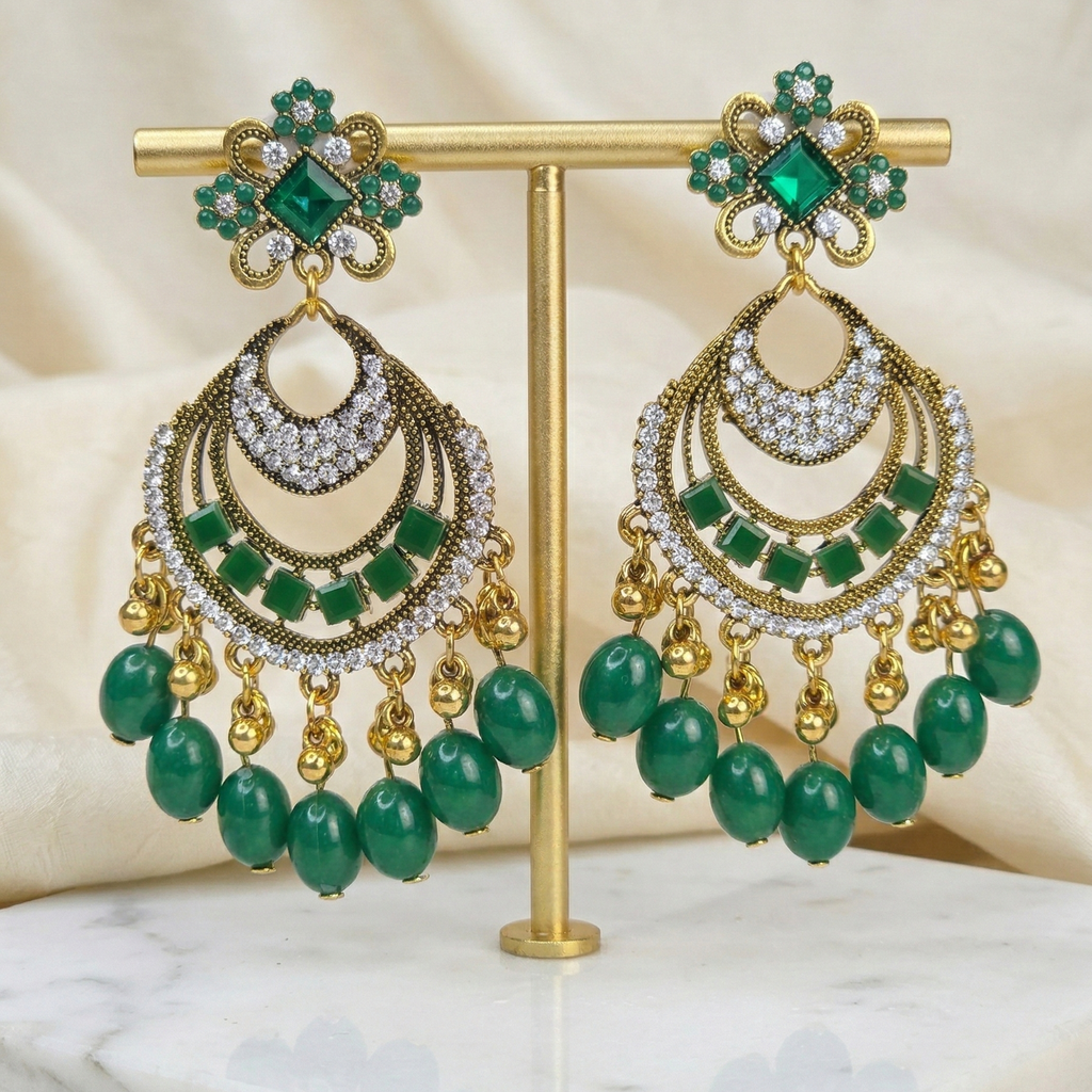 Chandbali Drop Earrings 003