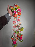 remium artificial floral mehndi kaleera pair for a traditional pakistani bride.
