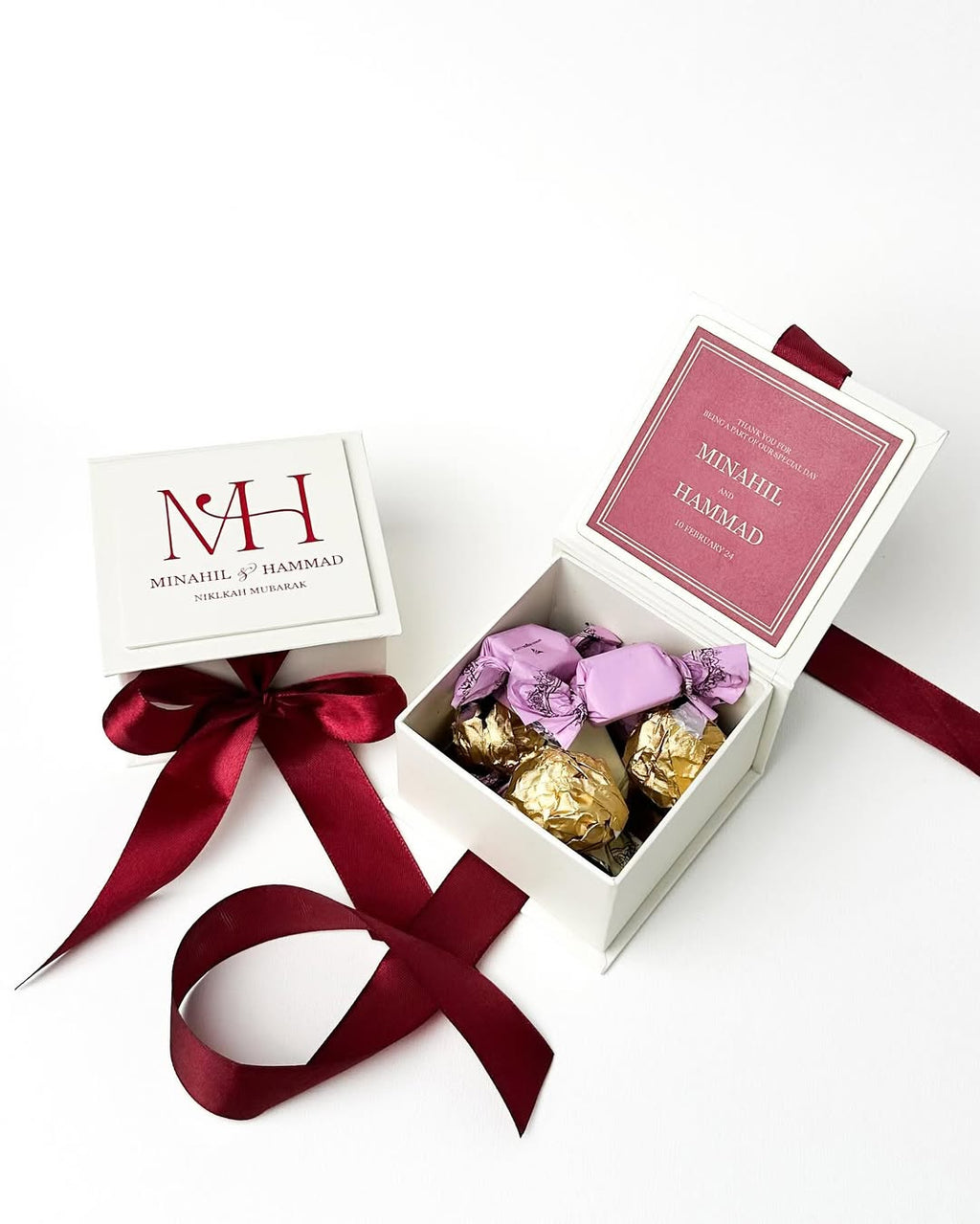 Baby Pink Color bid Box