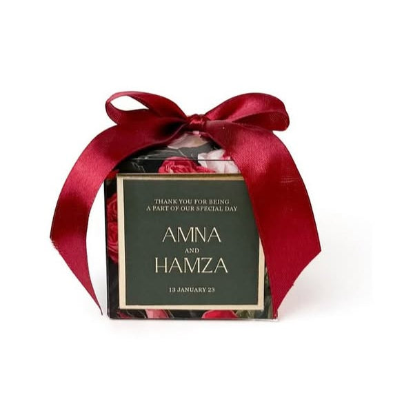 Royal Red Bid Box | Luxury Wedding Favor Boxes | De Fleuristes