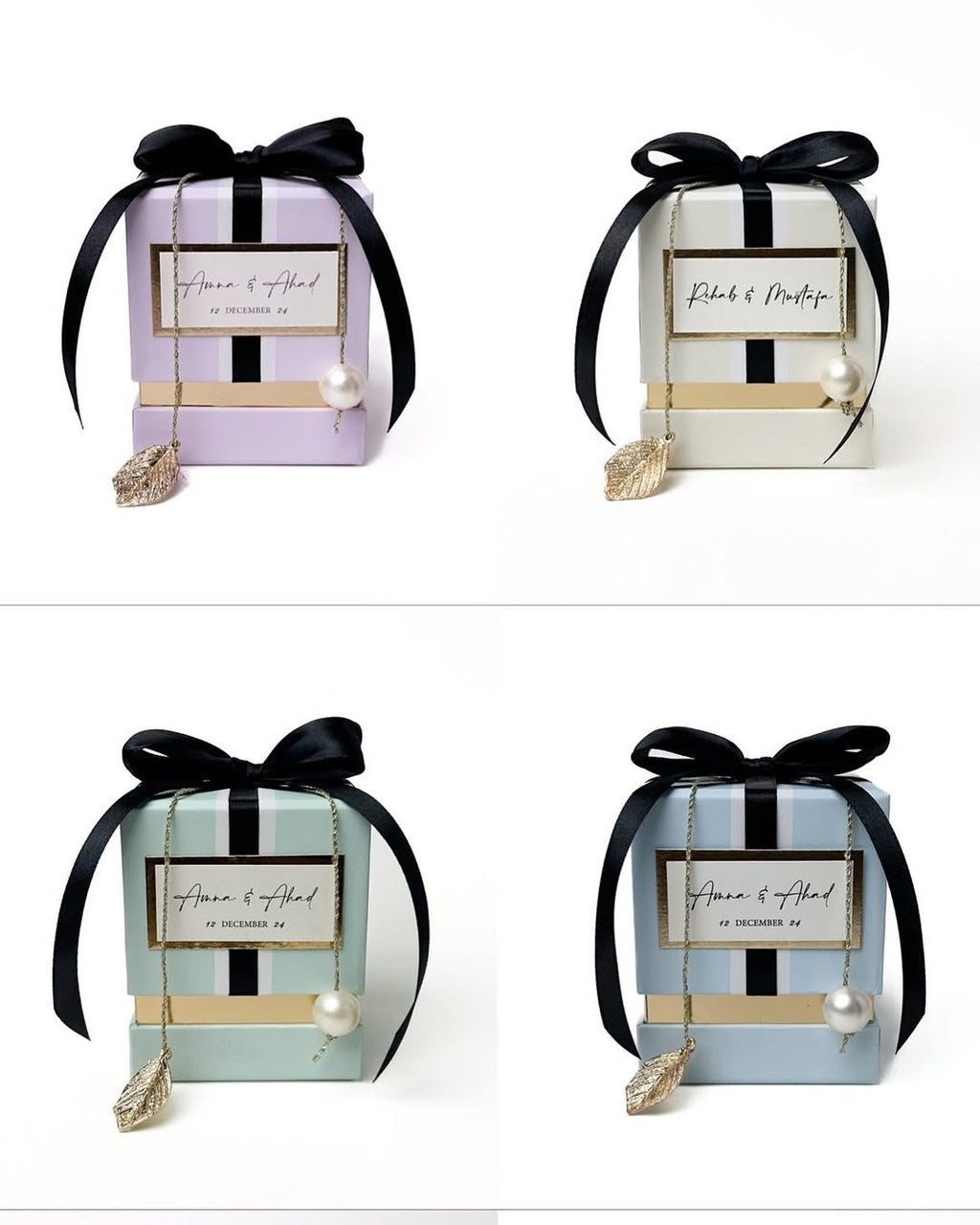 Pastel Blue Luex 1 Ribbon Box