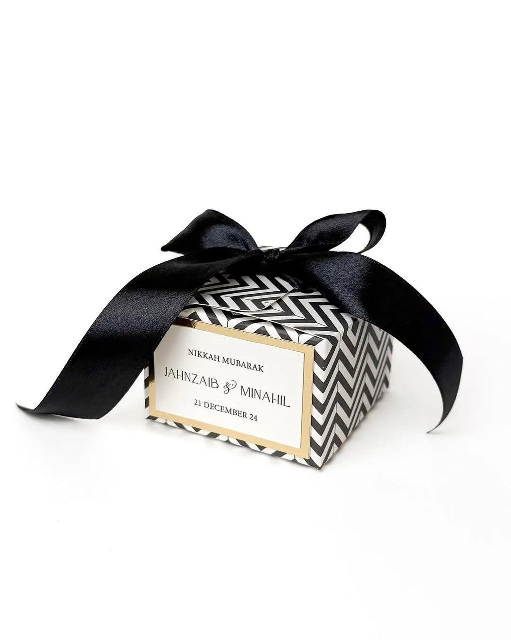 Black RIBBON BID BOX