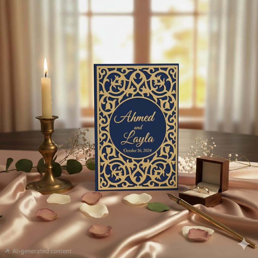Vibrant Velvet Nikiah certificate  Booklet