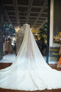 Premium dreamy veil and elegant white nikkah dupatta for a traditional pakistani bride.