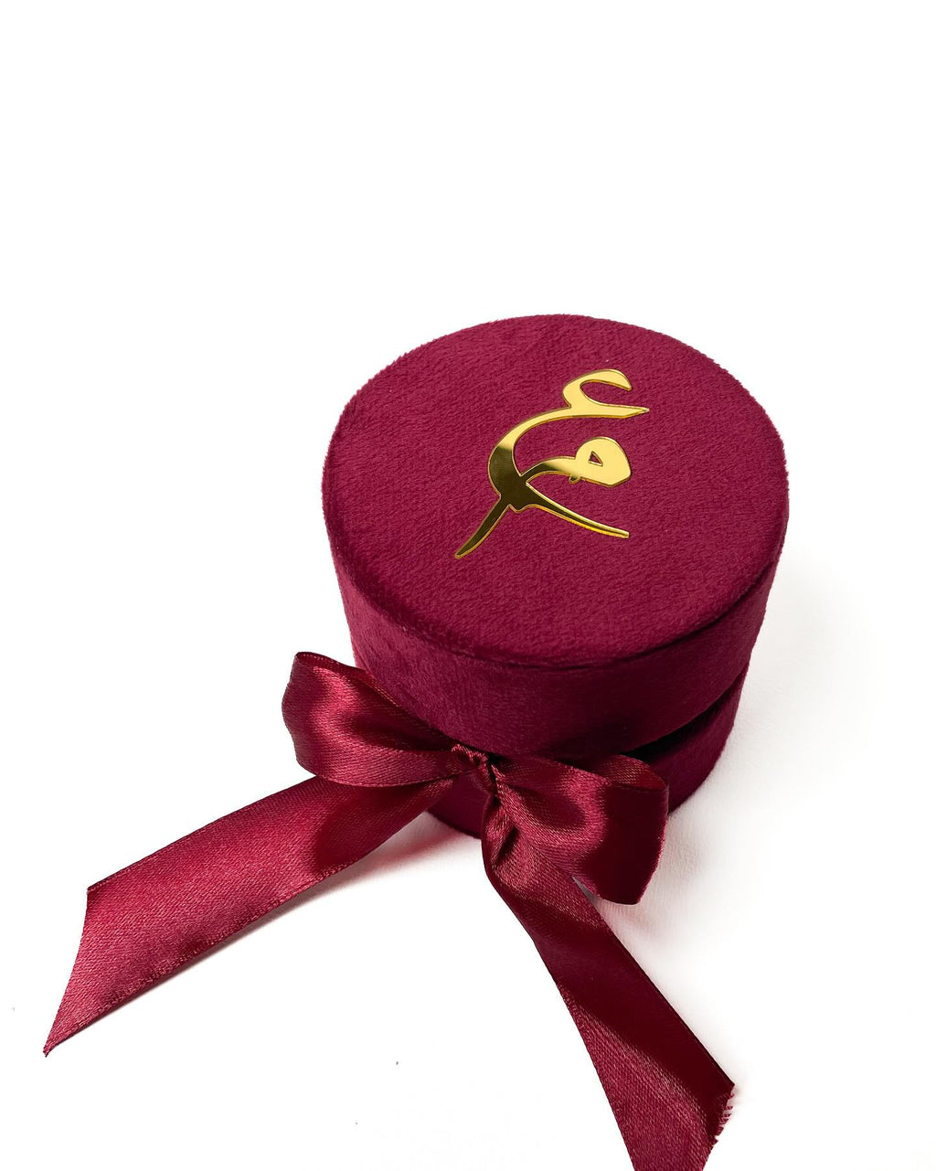 Black Velvet Round Box