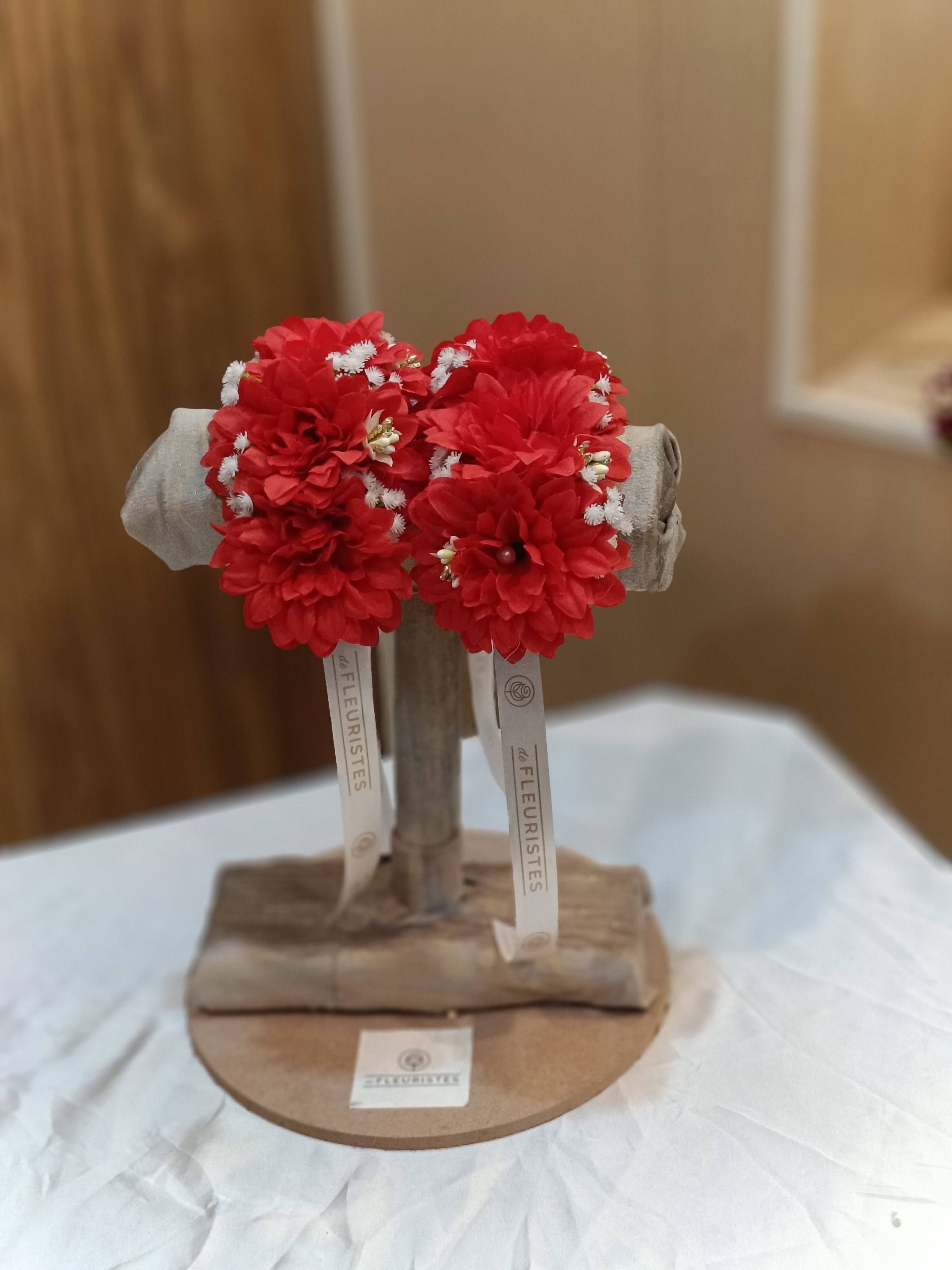 Ruby Red Bloom Gajra