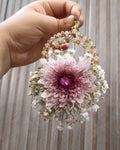 Whimsy Floral Earrings And Tikka