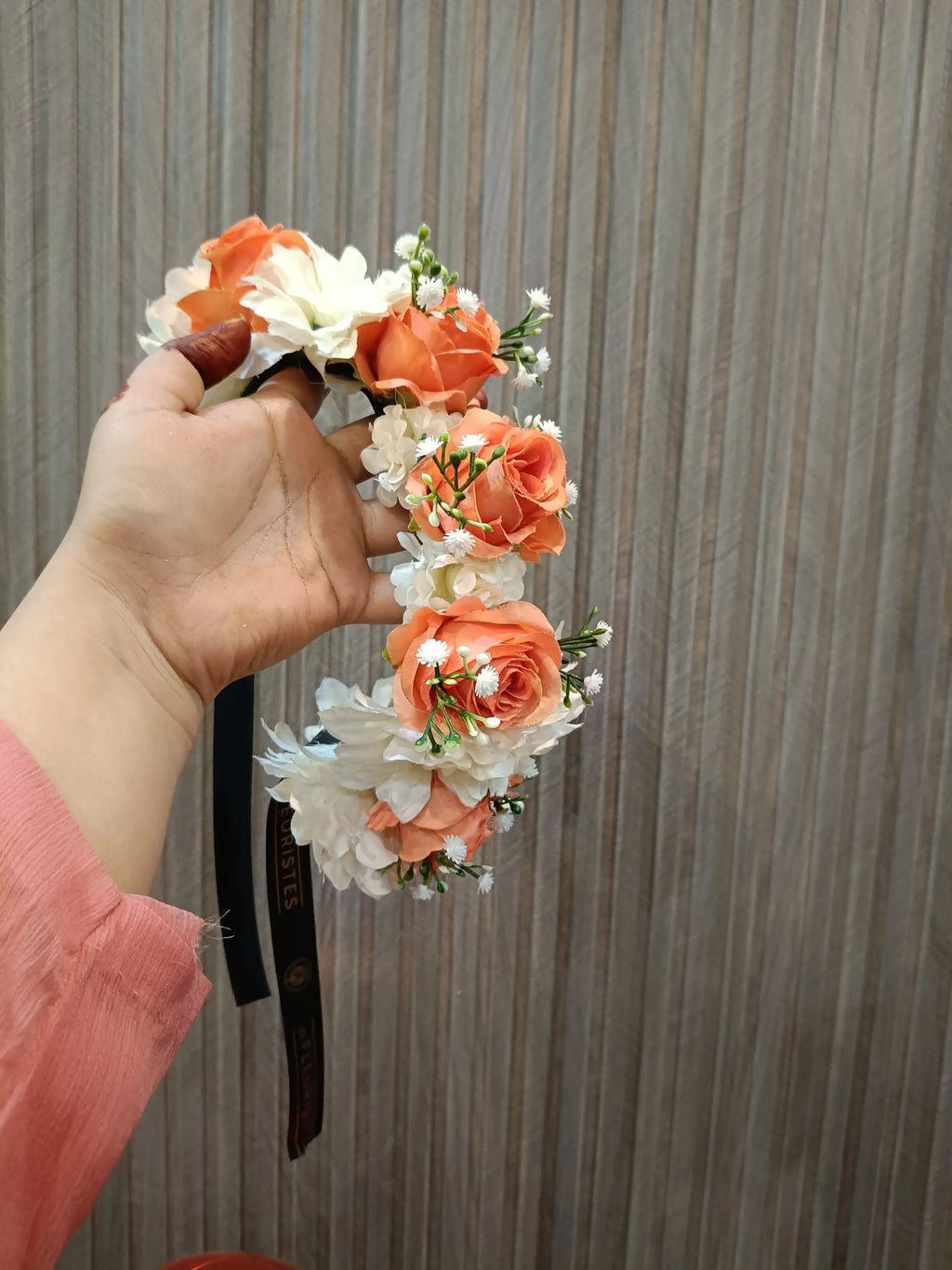 Bridal Blossom hair bun