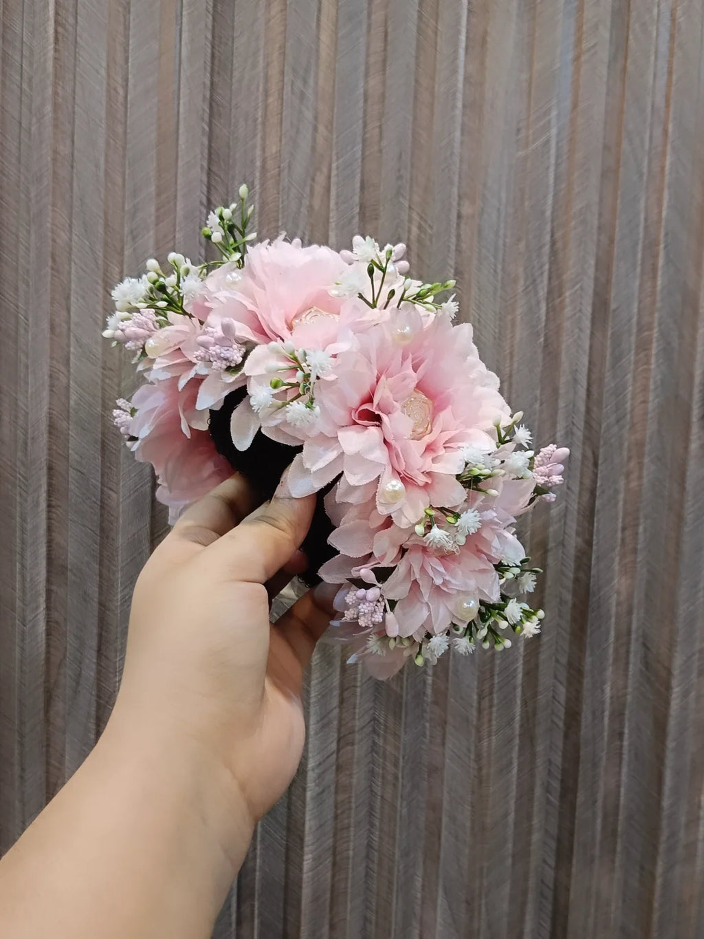 Floral Hair Bun
