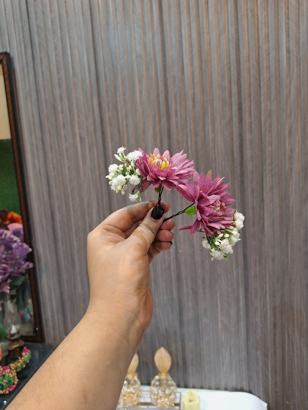Flower pins