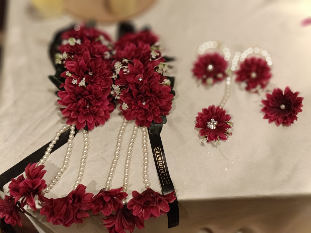 Artificial Floral Glamour Set