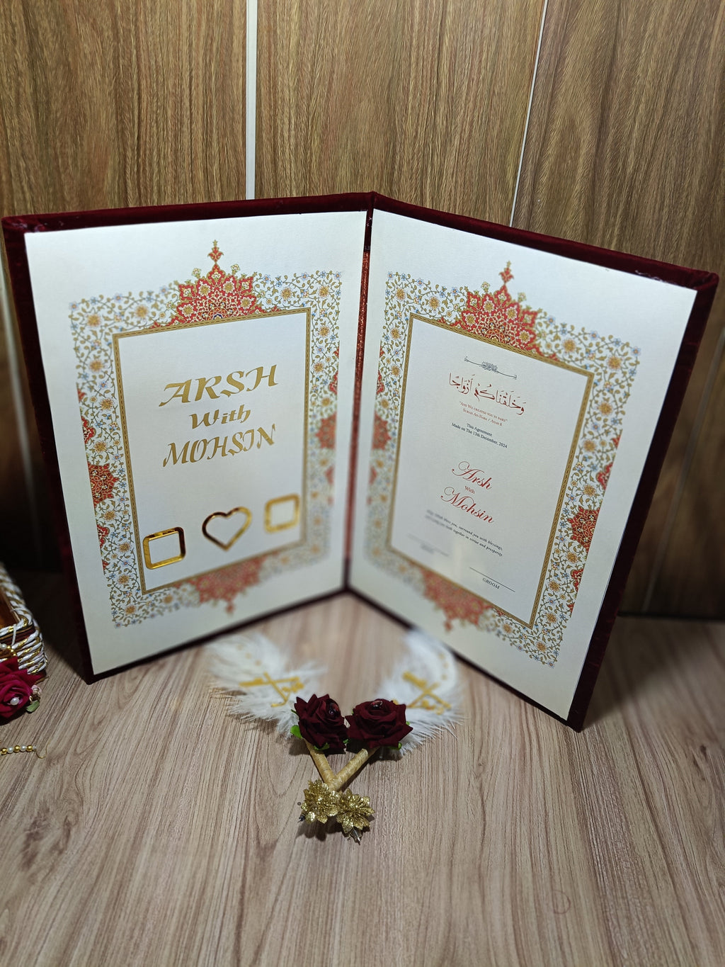 Nikah certificate Booklet
