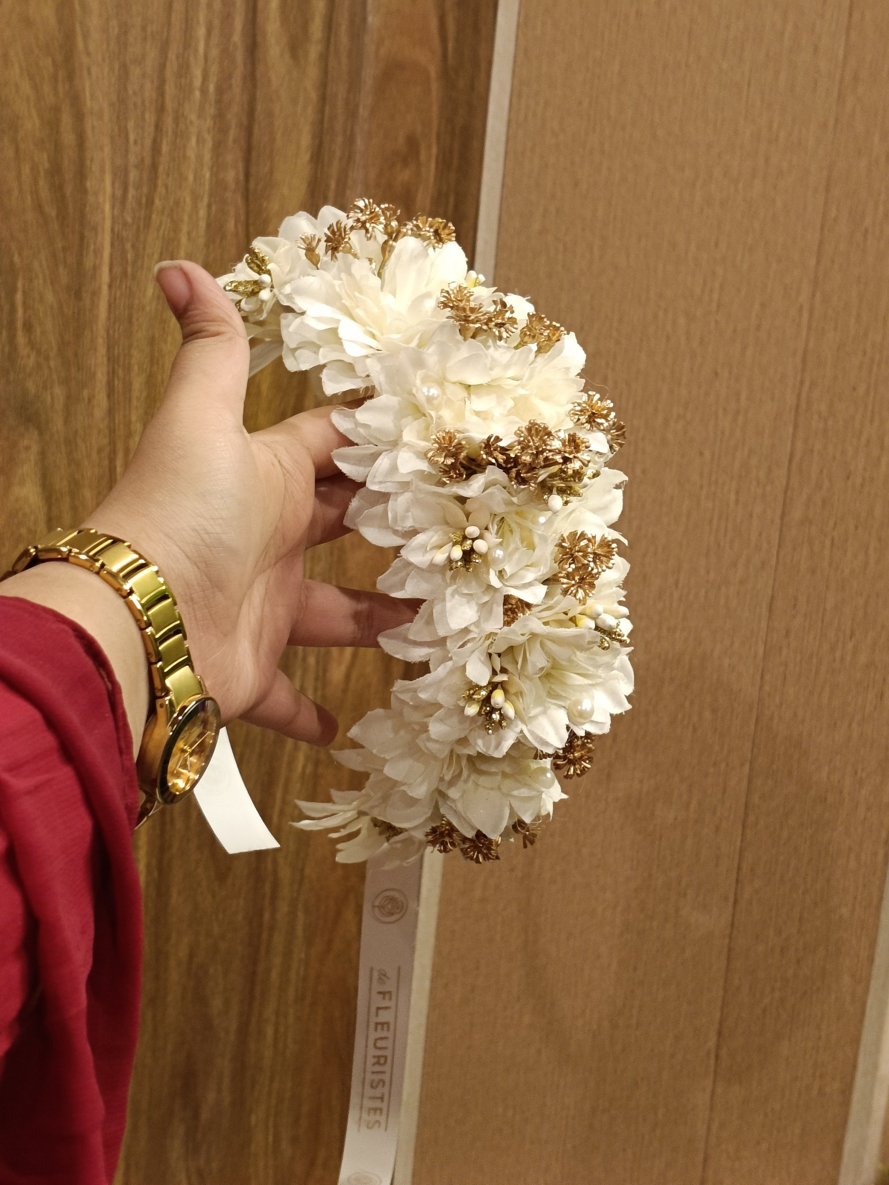 Chrysanthemum and Gold Hair Bun