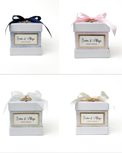 Baby Pink Luex 2 Favor/Bid box