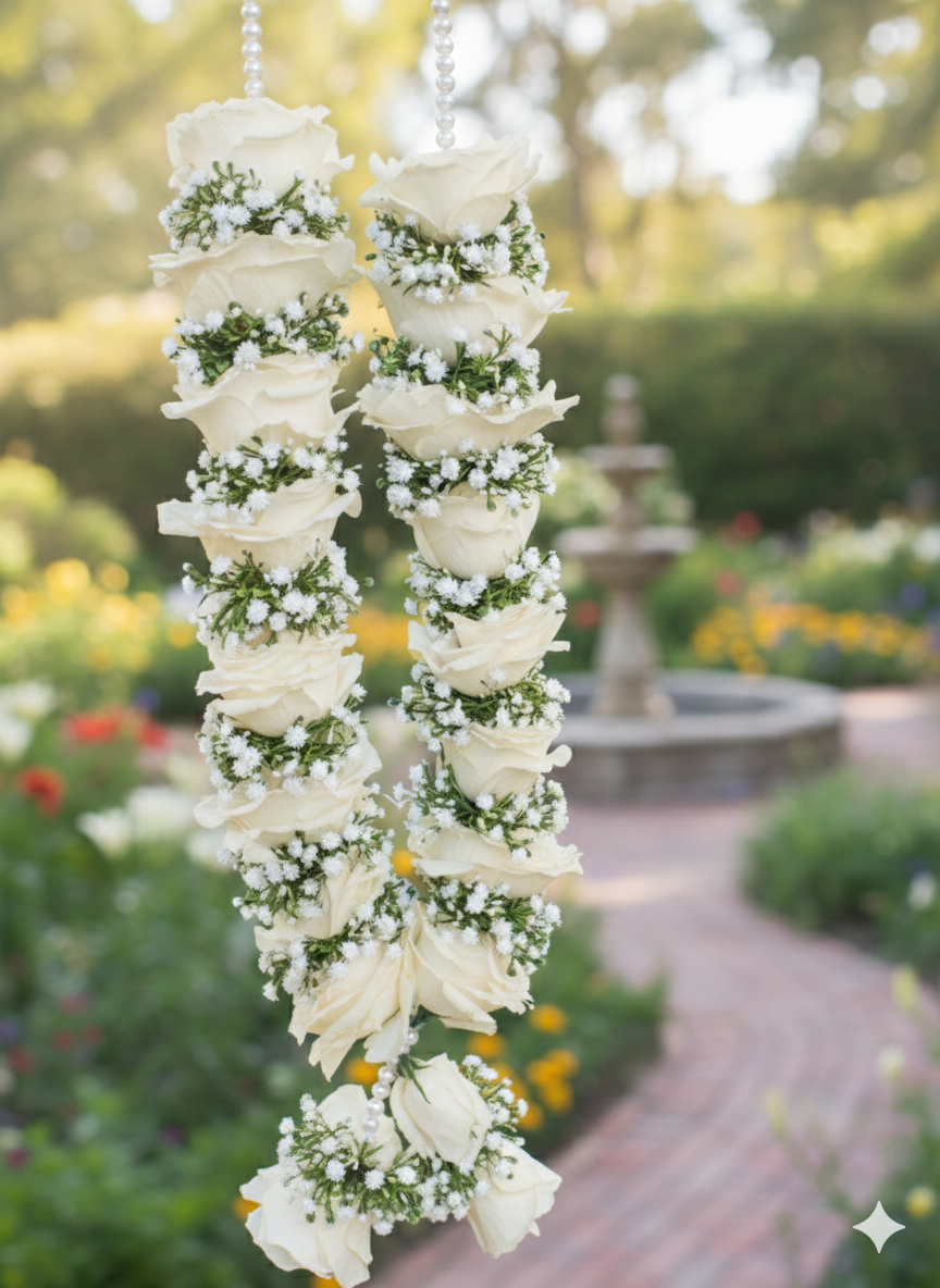 Garden of Roses – Premium Artificial Bridal Floral Garland