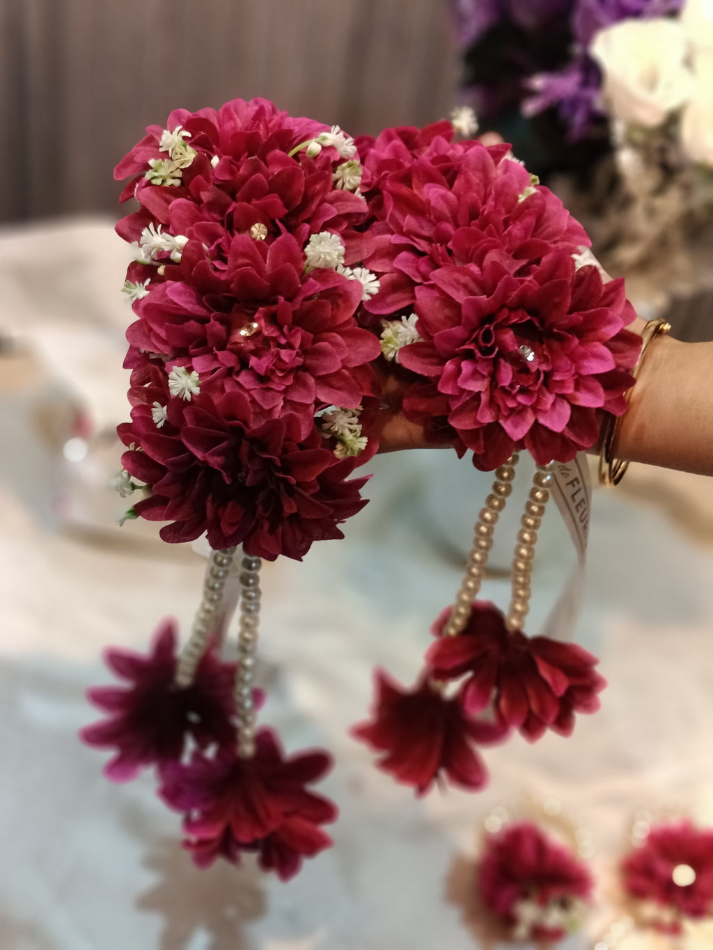 Artificial Floral Glamour Set